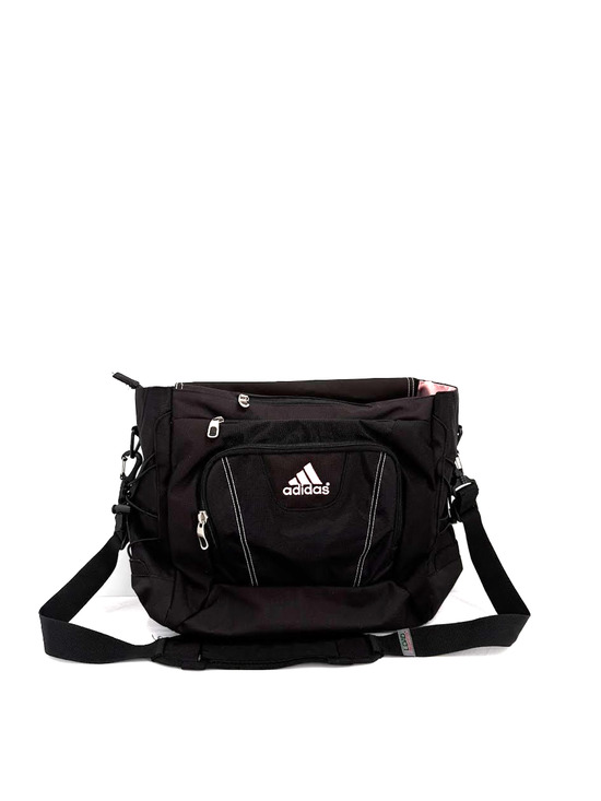 adidas Handbags - Adidas Black Pink Messenger Laptop Bag Shoulder Tote Gym Travel Multi Pocket